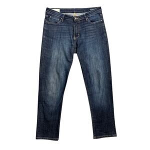 Dish Jeans Womens 30 Performance Denim Straight And Narrow Mid Rise 5 Pocket